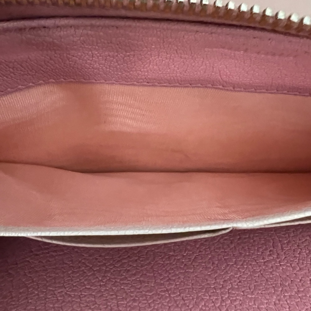 Authentic Miu Miu Rosa Pink Leather Large Contine… - image 8